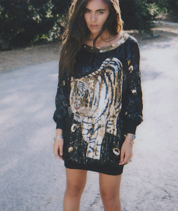 Sequin TIGER dress