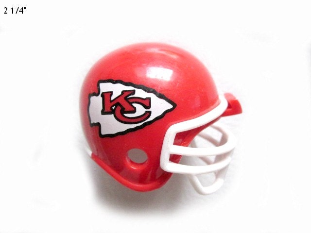 Magnet - Upcycled Toy Mini Helmet Kansas City Chiefs Gifts for Guys