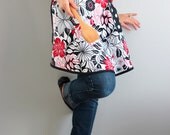 Women Full Apron, Polka Dot Retro Inspired Bold and beautiful