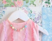 Girls Rose Charm Necklace
