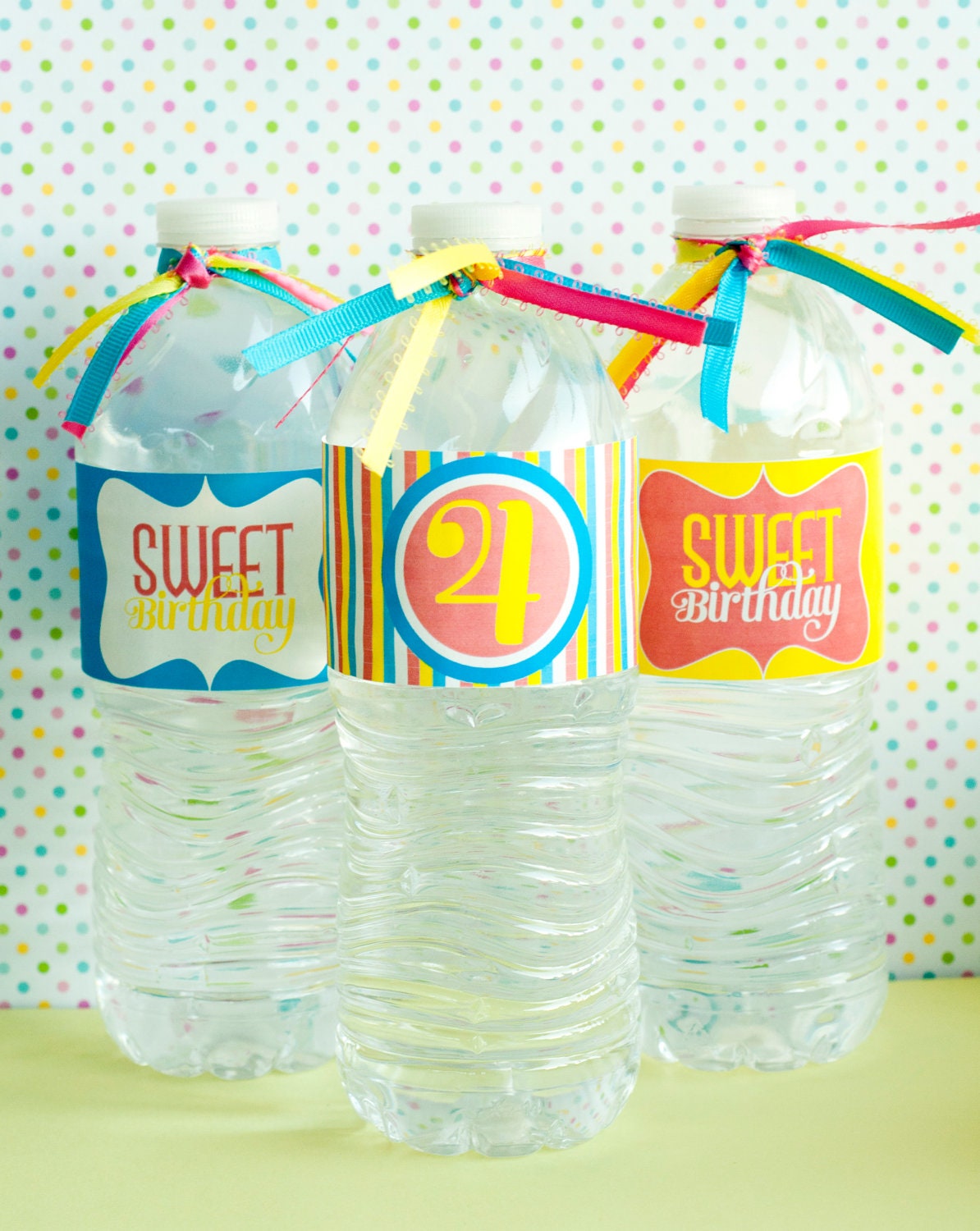 Candy Land Sweet Shop Birthday PRINTABLE Drink Label by Love The Day