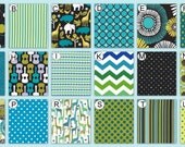 Custom Crib Bedding You Design-Bumper and Bedskirt-Groovy Gutiar