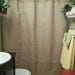 Burlap Shower Curtain - Rustic - Country - French Chic