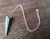 Brass Spike Necklace