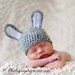 PDF CROCHET PATTERN 031 - Bunny hat - Multiple sizes from newborn through age 4