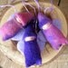 Waldorf Christmas Angel Ornaments, Holiday Ornaments, Angel Gnome Baby, Pink, Purple, hand dyed