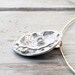 Santorini Map Unisex Necklace, Sterling Silver Pendant, Free Mini print 1800 Map, Mediterranean Greek, Wearable Art, Gift for Her & Him