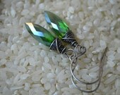 Forest - Swarovski and Silver Fill