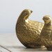 vintage brass birds