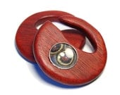 4g Bloodwood Hanging Style with Morpho Deidemia Pre-Made - SALE