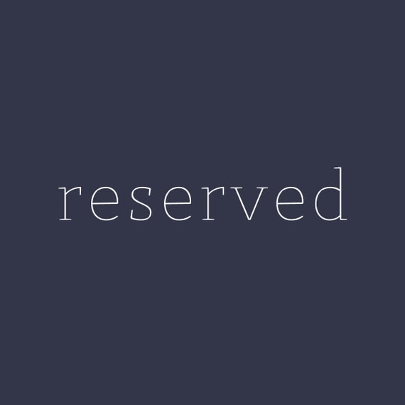 reserved for danielle