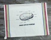 Choice Cuts of Potato Tea Towel for the vegetarian in your life