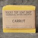 Carrot Soap - All Natural Soap, Handmade Soap, Cold Process Soap, Unscented Soap, Vegan Soap
