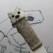 Terrier Polymer Clay decorated Glass Nail File