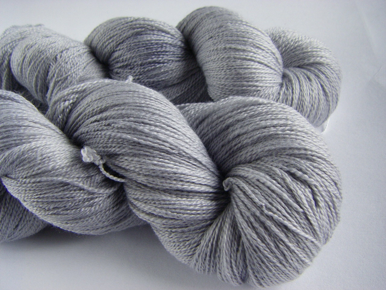 SALE - Merino Silk - Ariadne Lace - London Fog