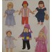 Doll Clothes Pattern, Baseballer, Princess, Nightie and Cap, Pioneer, Winter Outfit Simplicity No. 7949 UNCUT Size 18", 46cm Doll
