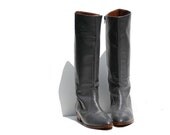 Riding Boots size 9 9.5 dark grey leather