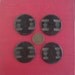 4 Large Carved Bakelite Buttons - Vintage