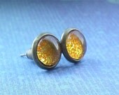 Little Tangerine Glitter Earrings