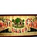 Antique Embroidery God Bless Our Home Framed