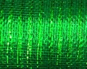 Emerald Green Emerald Green Foil Poly Mesh Roll RE100106, Poly Mesh Supplies, 21 Inches  x 10 Yards
