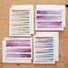 SET OF 8 // stripes greeting cards