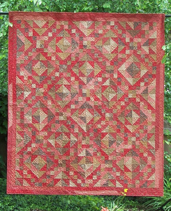 Items similar to Indian Summer Quilt Pattern PDF Reproduction