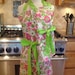 Mommy and Me Retro Aprons - Vintage Inspired Mother Daughter Apron Set in Floral Print with Pink Ties for  Women and Children