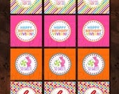Printable Party Toppers - I Want Candy - Candyland Inspired Sweet Shop Collection Collection - DIY Printables by The Paper Cupcake Il_170x135