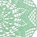 Crochet doily, lace doily, table decoration, crocheted place mat, center piece,doily tablecloth, table runner, napkin, mint green
