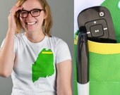 Pocket T Shirt - Maine - Womens