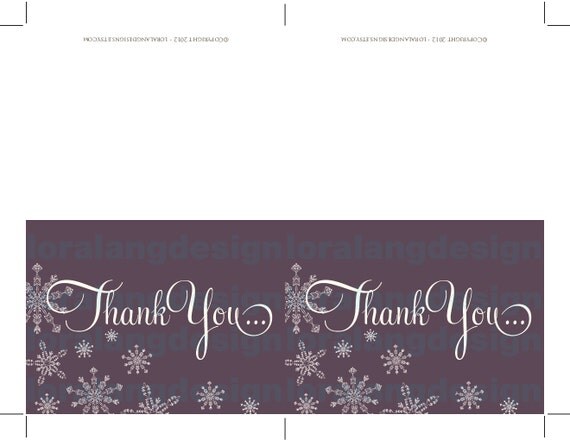 DIY Printable Baby It's Cold Outside Thank You Cards Il_570xn