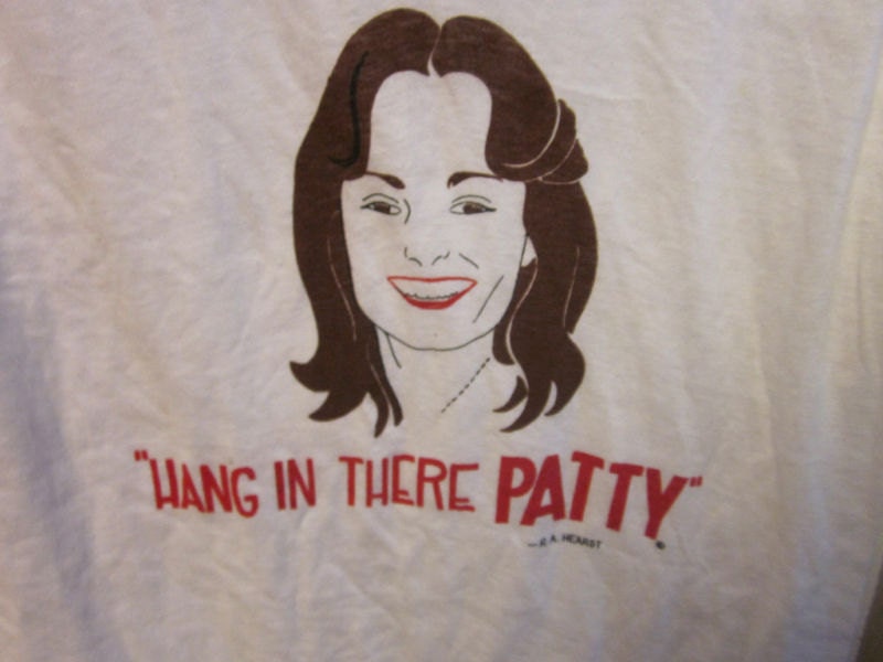 RARE 70s Collectors Item - PATTY HEARST T-Shirt - Authentic, Like New. Head turner, Conversation starter, Piece of 1970s History