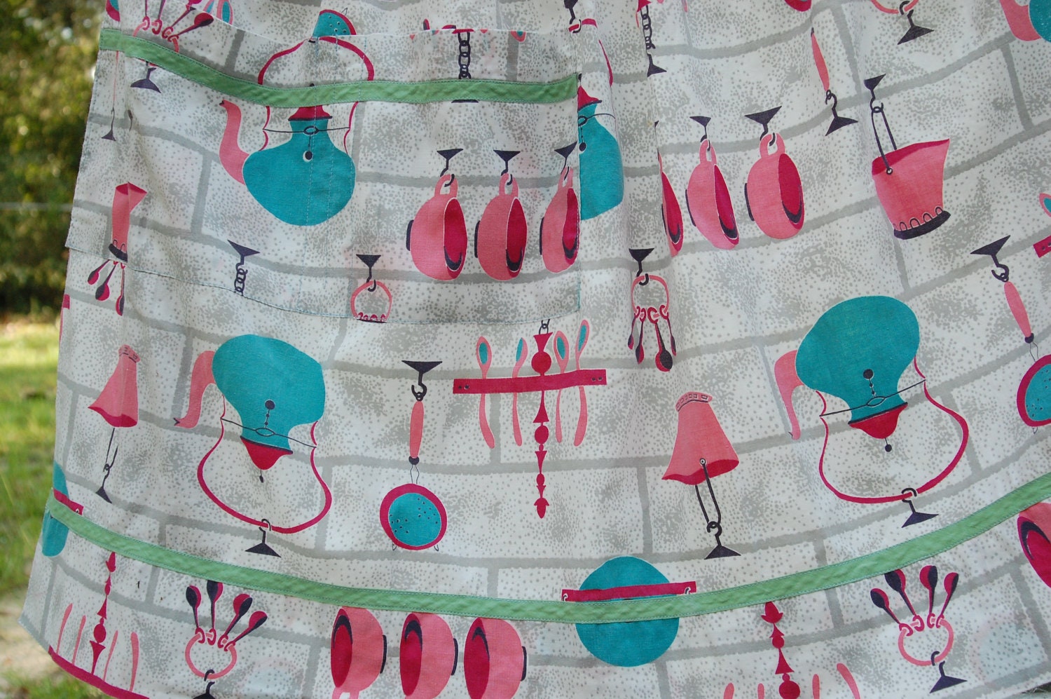 Vintage Mid Century Modern Apron