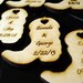 Wood Cowboy Boots Wedding Favors Personalized Set of 200