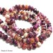 Purple Spiny Oyster, Button Rondelles, Smooth, 7-8mm, Small, Shell Beads, Sold by Half Strand, 8" - ID 1083