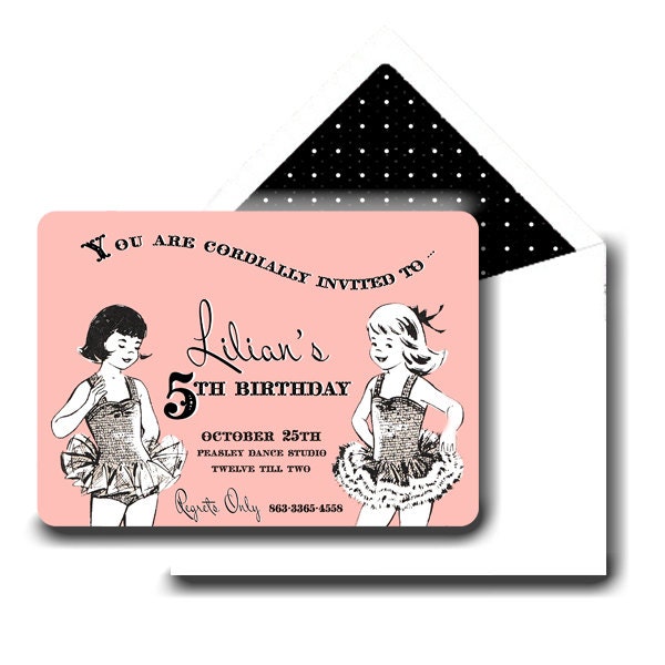 Invitation . Prima Ballerina Collection . by Loralee Lewis
