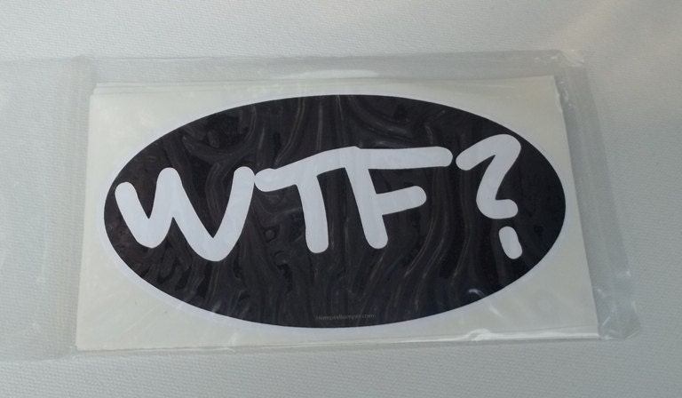 Wtf Sticker