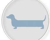Instant download,free shipping,Cross stitch pattern, Crossstitch PDF/JPEG,simple Sausage dog cross stitch,  pillow pattern,zxxc0285