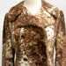 Winter Coat - Faux Fur Coat - Brown White Tan & Cream - 1970s Fashion Boho Chic - Ladies Size Small to Medium 8 - 10