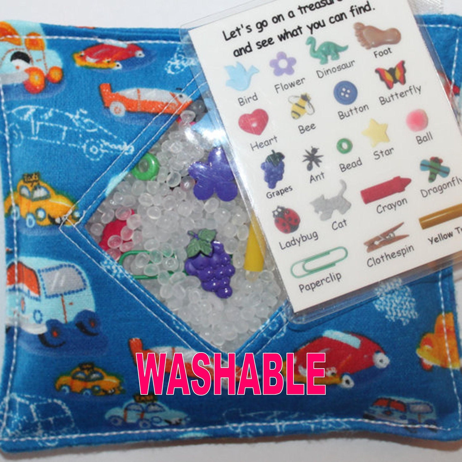 I Spy Bag - DRIVE ME CRAZY Treasure Hunt with Picture Card - All sells helps support our sports activities and summer camps.