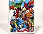 Upcylced Marvel 70th Trading Card Sketch Book - Secret Wars - 2.5 in x 3.5 in