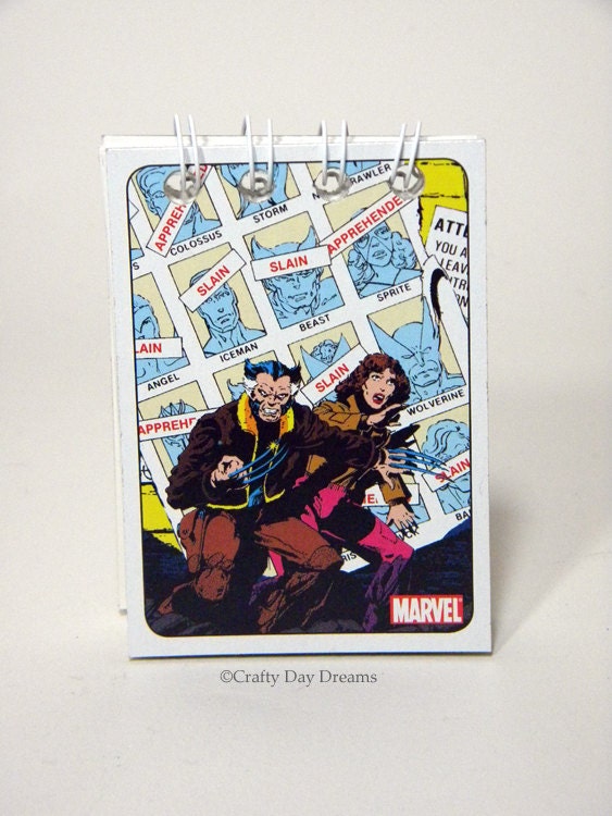 Marvel 70th Upcycled Trading Card - Days of Future Past - Sketch Book