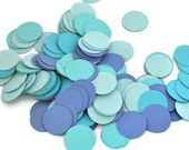 Shades of Blue Party Confetti - Wedding Decoration - Bridal Shower Decor - Boy Baby Shower - Birthday Party Decoration