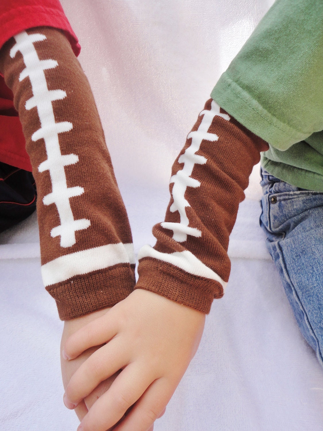 Private Listing for F. Baby Boy Football Outfit hat, onesie, legwarmers Gift Set