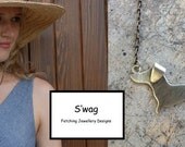 Handmade Brass Dachshund Pendant