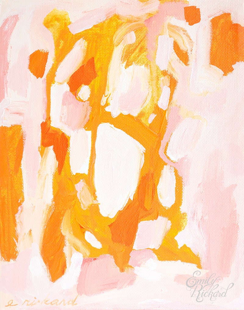 Candy Coated, Original Abstract Acrylic Painting on Canvas