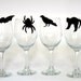 Halloween Party Wine Charms (Set of Four to clip on your glass) - Party Favor Gift, Decoration