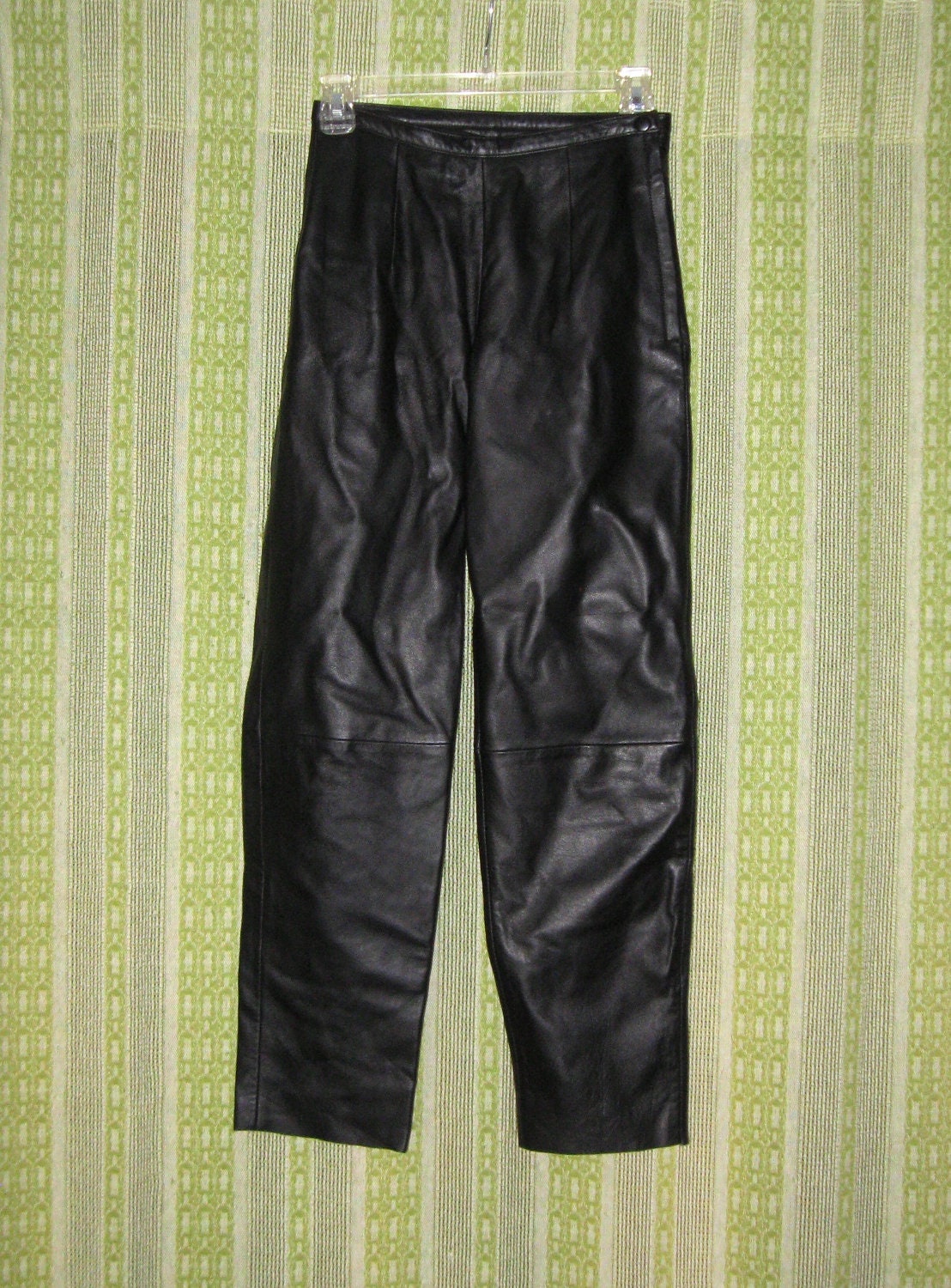 Vintage 90's 1990's Nineties Goth Grunge Club Sexy Teen Women Ladies Clearance Cyber Monday Leather Pants 60% OFF SALE