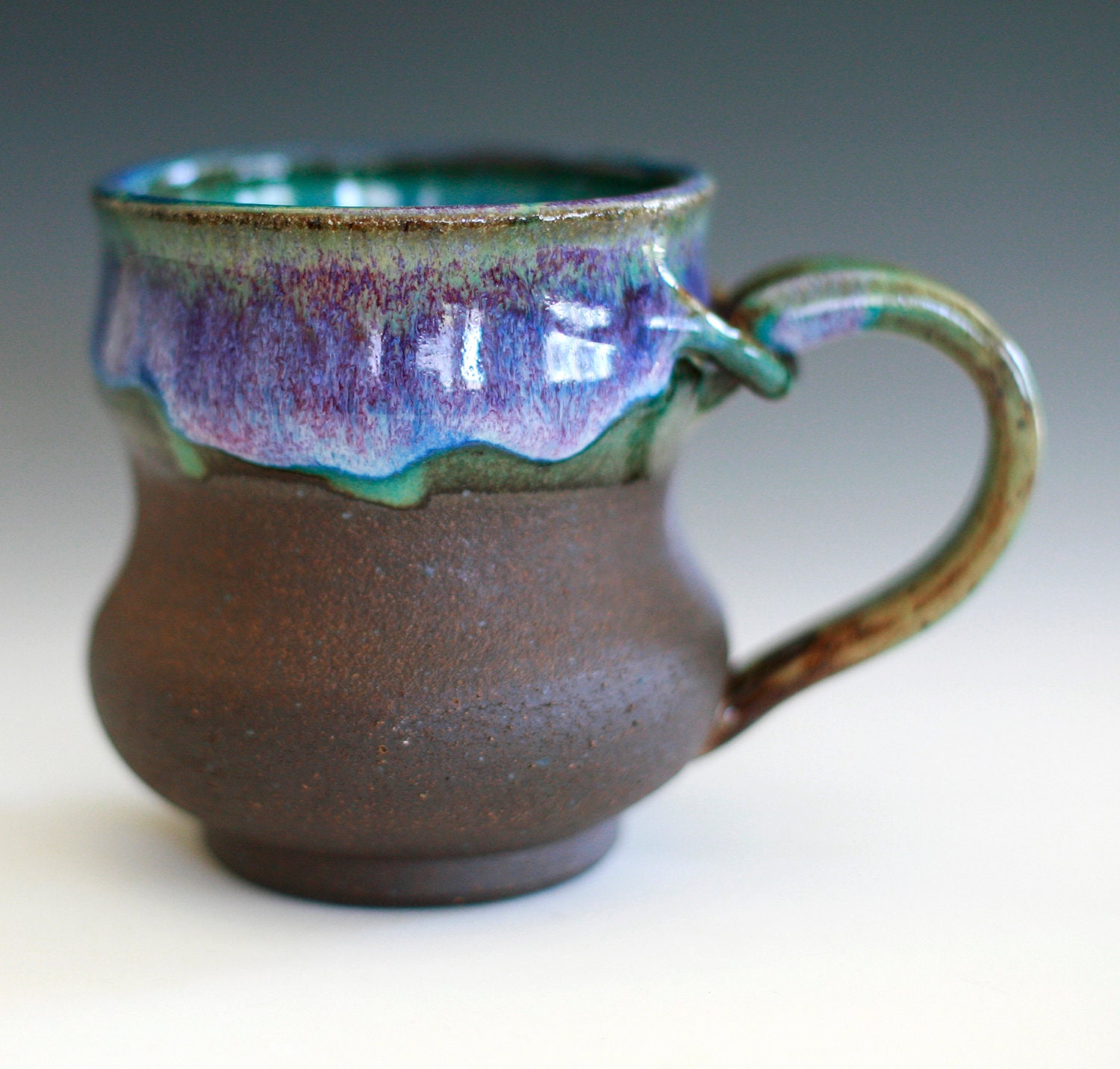 As seen on TV show Up All Night, Large Coffee Mug, Holds 16 oz, handmade ceramic cup, coffee cup